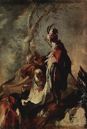 MAULBERTSCH, Franz Anton Der Apostel Philippus tauft einen Eunuchen oil painting image